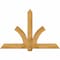 Ekena Millwork Redmond Rough Sawn Timber Gable Bracket, Western Red Cedar, 72"W x 48"H x 4"D x 6"F, 16/12 Pitch GBW072X48X0406RED00RWR - alternate 1